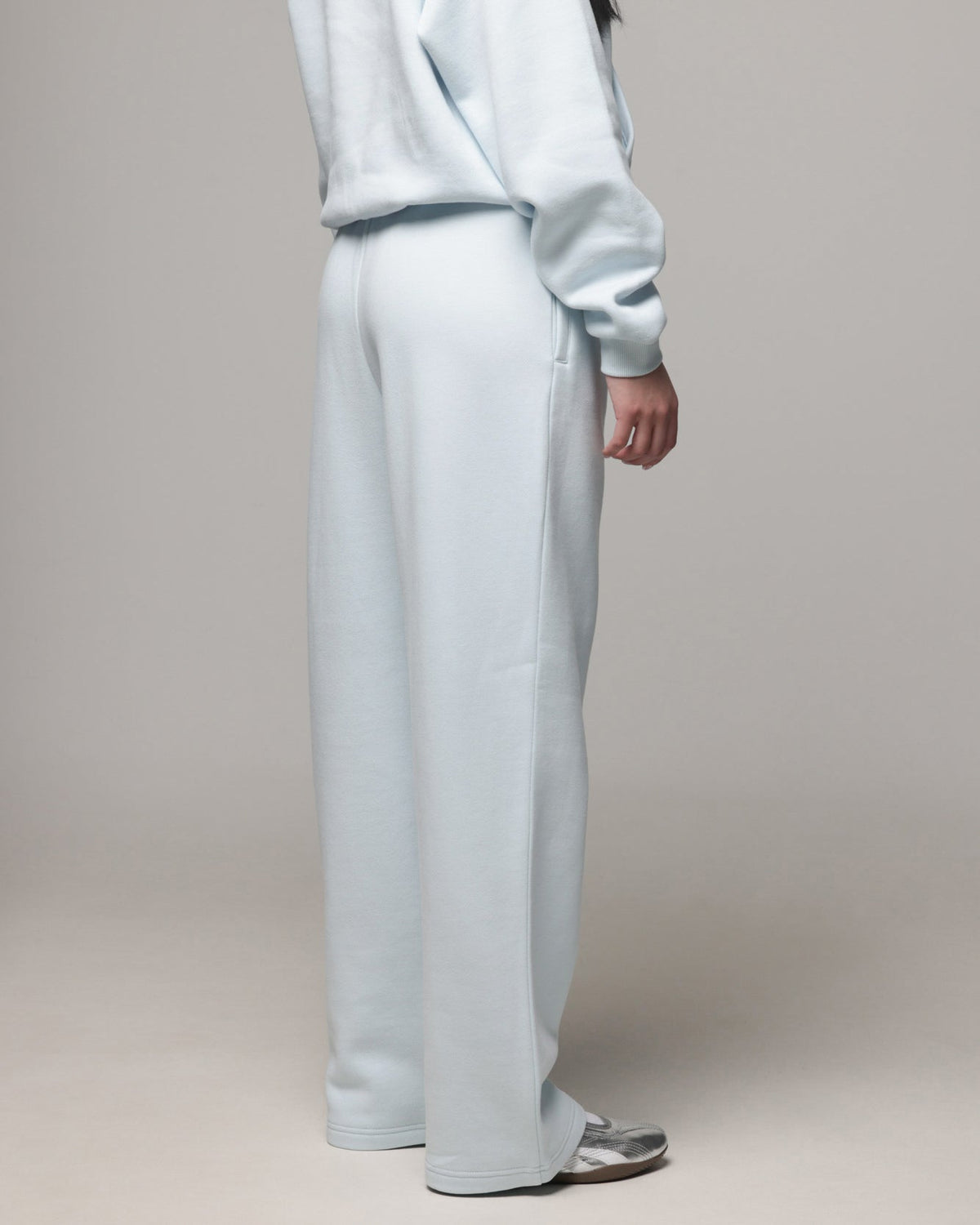 AMERICAN THRIFT American Thrift Women's Straight Leg Trackpants Light Blue