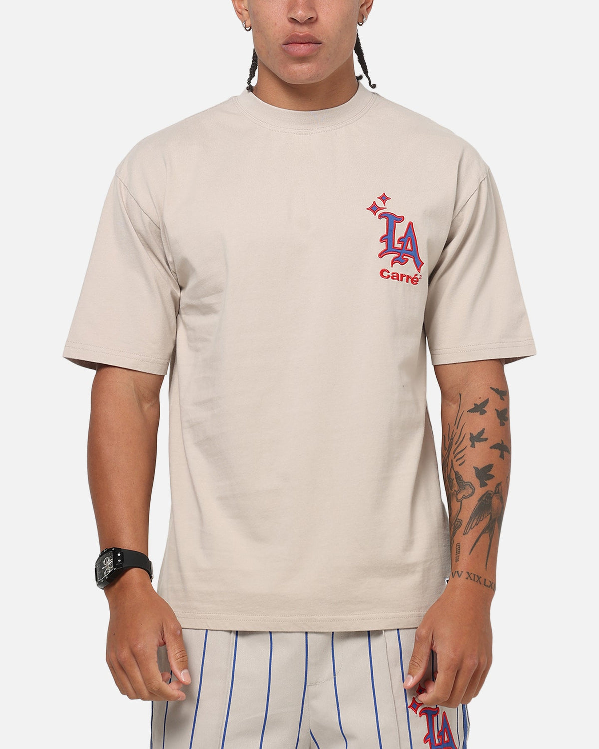 CARRE Official Carre Los Angeles City Series Heavyweight T-Shirt Grey/Blue