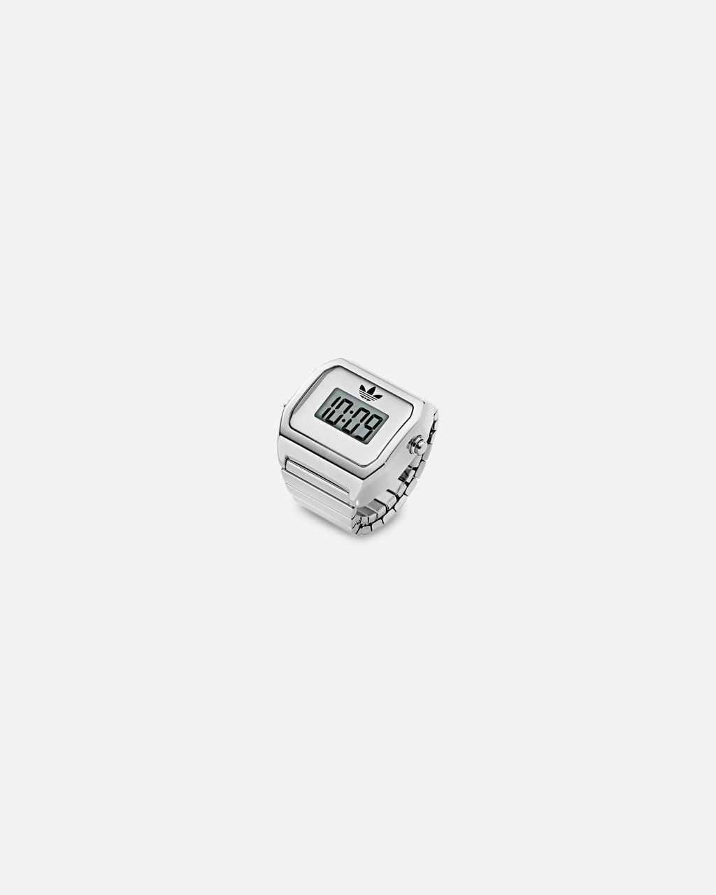 ADIDAS Adidas Digital Two Ring Watch Silver