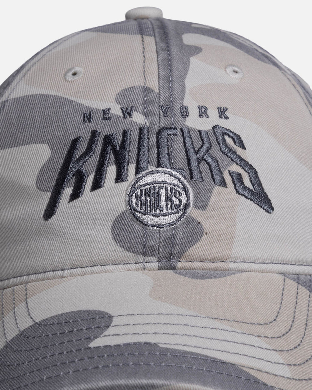 MITCHELL & NESS Mitchell & Ness New York Knicks 'Snow Camo' Dad Fit Strapback Snow Camo