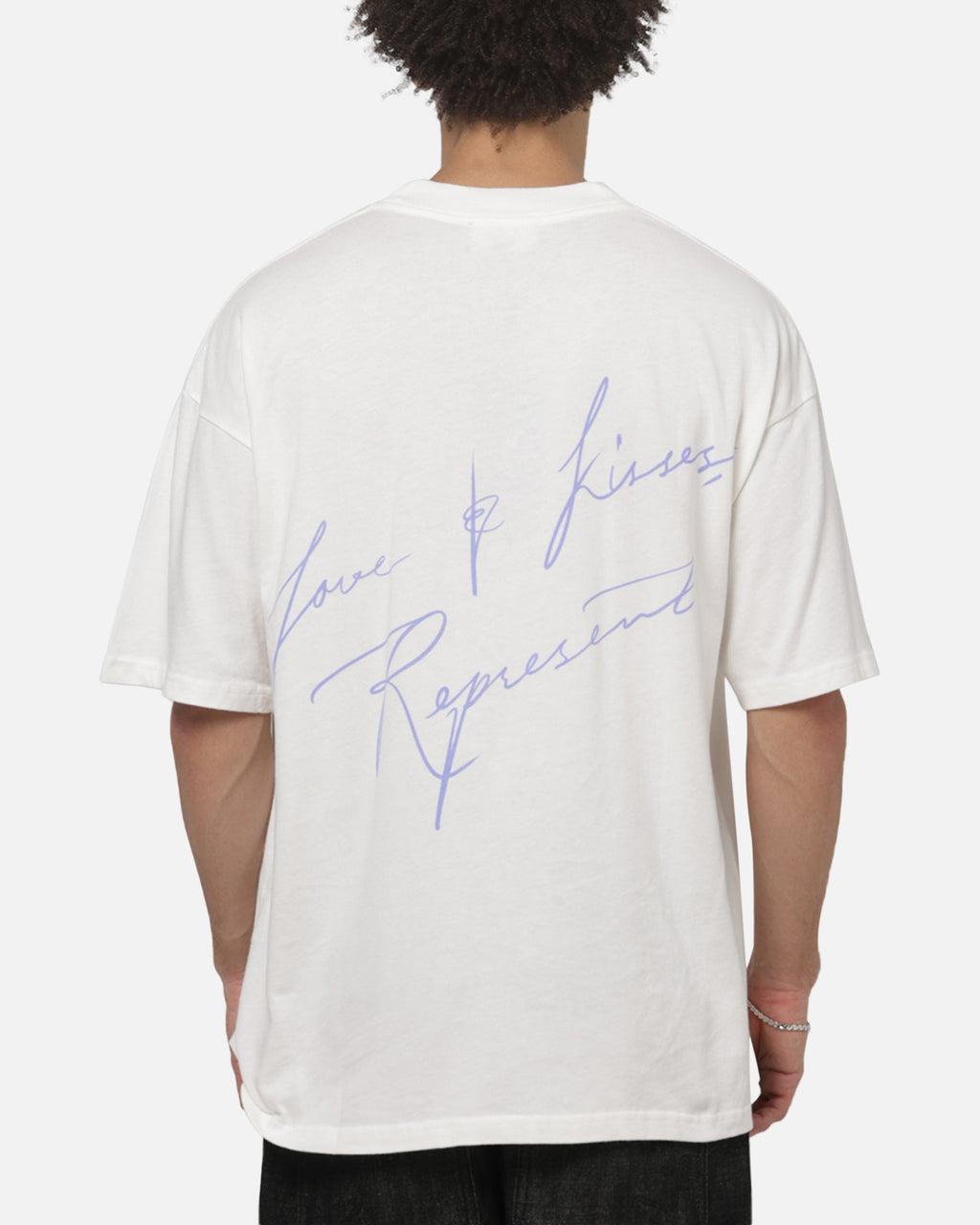 REPRESENT Represent Love And Kisses T-Shirt Flat White