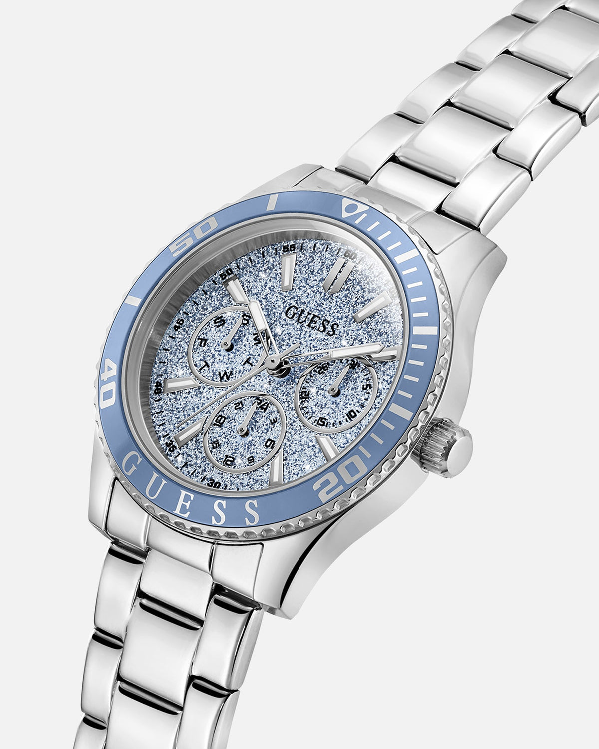 GUESS MAINLINE Classic Guess Mainline Mariana Watch Silver/Blue