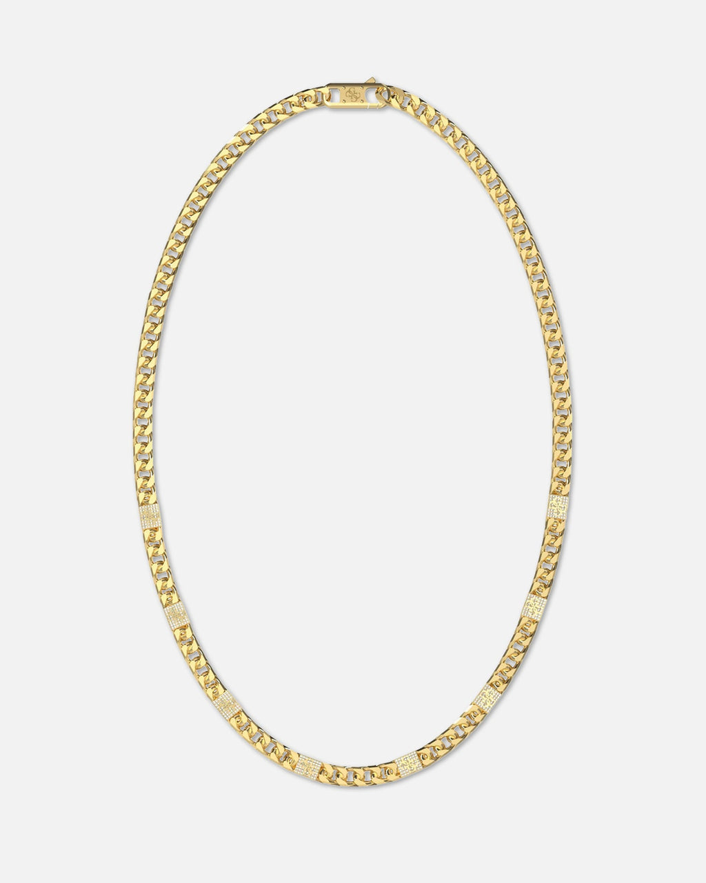 GUESS MAINLINE Guess Mainline 21" 4G Chain Pave Necklace Gold