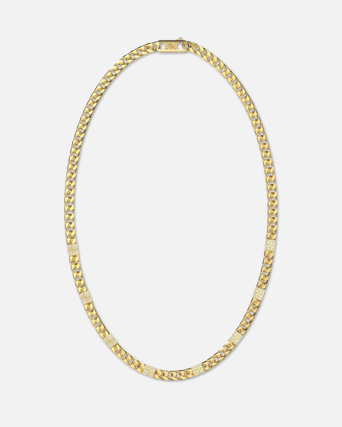 GUESS MAINLINE Guess Mainline 21" 4G Chain Pave Necklace Gold