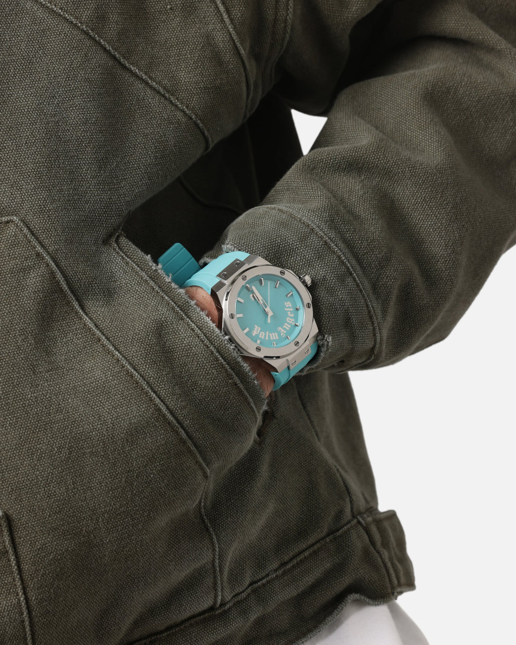 Palm Angels Palm Angeles Vello Watch Turquoise