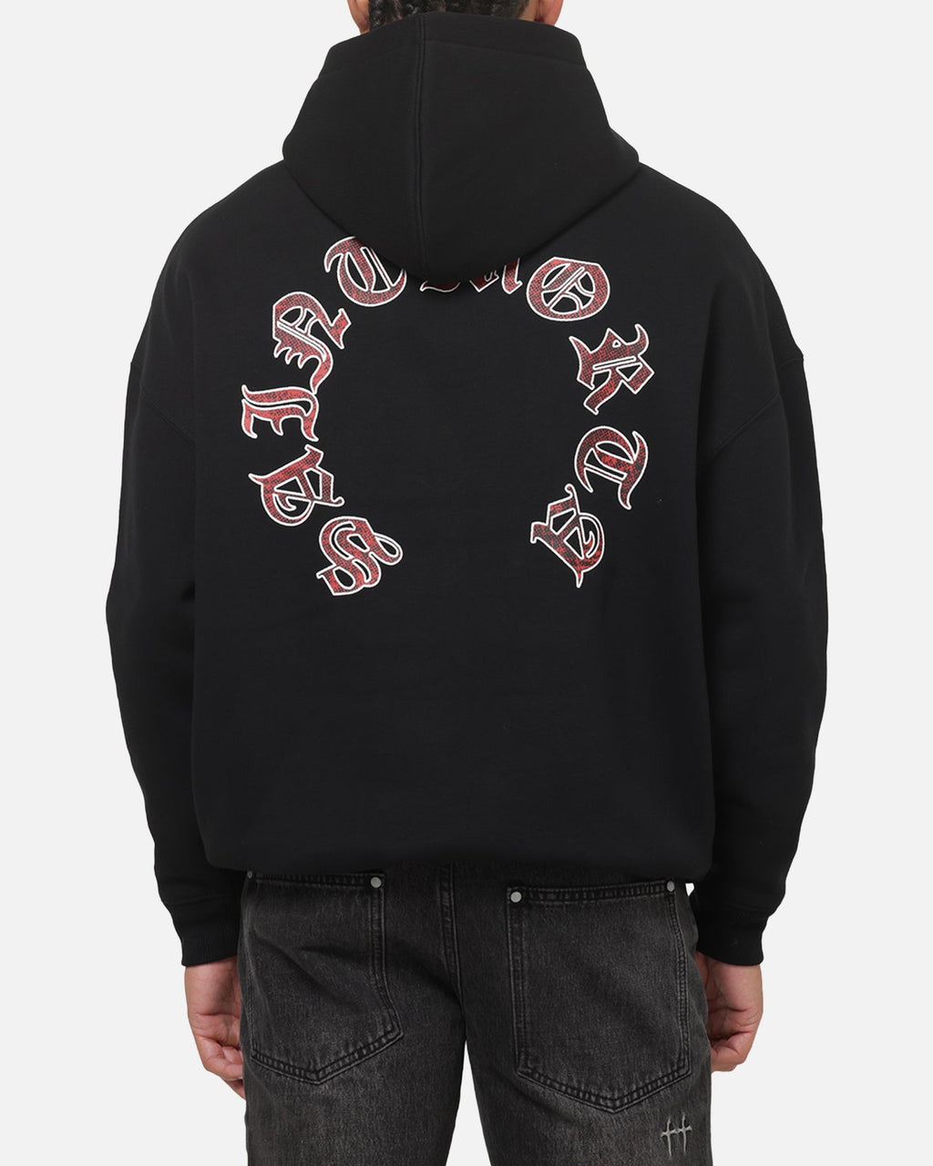 SAINT MORTA Saint Morta Worldwide Boxy Hoodie Black