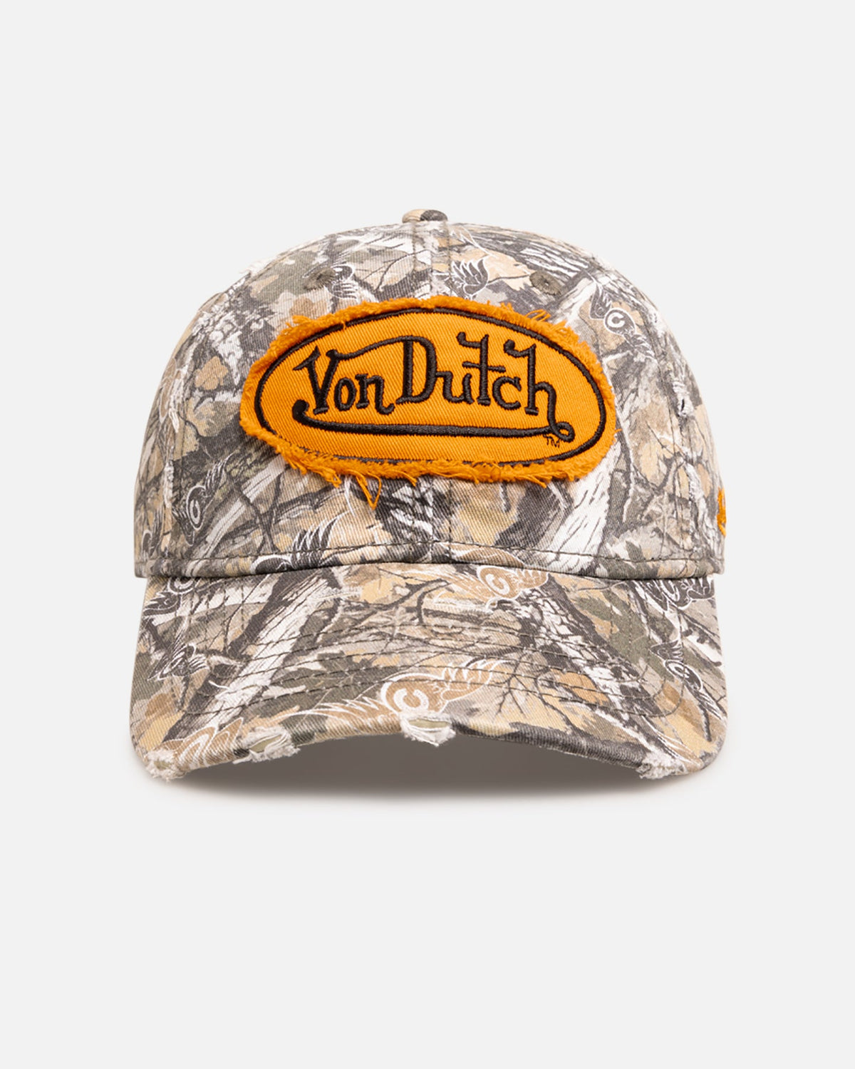 VON DUTCH Von Dutch Worn Camo Strapback Real Tree Camo