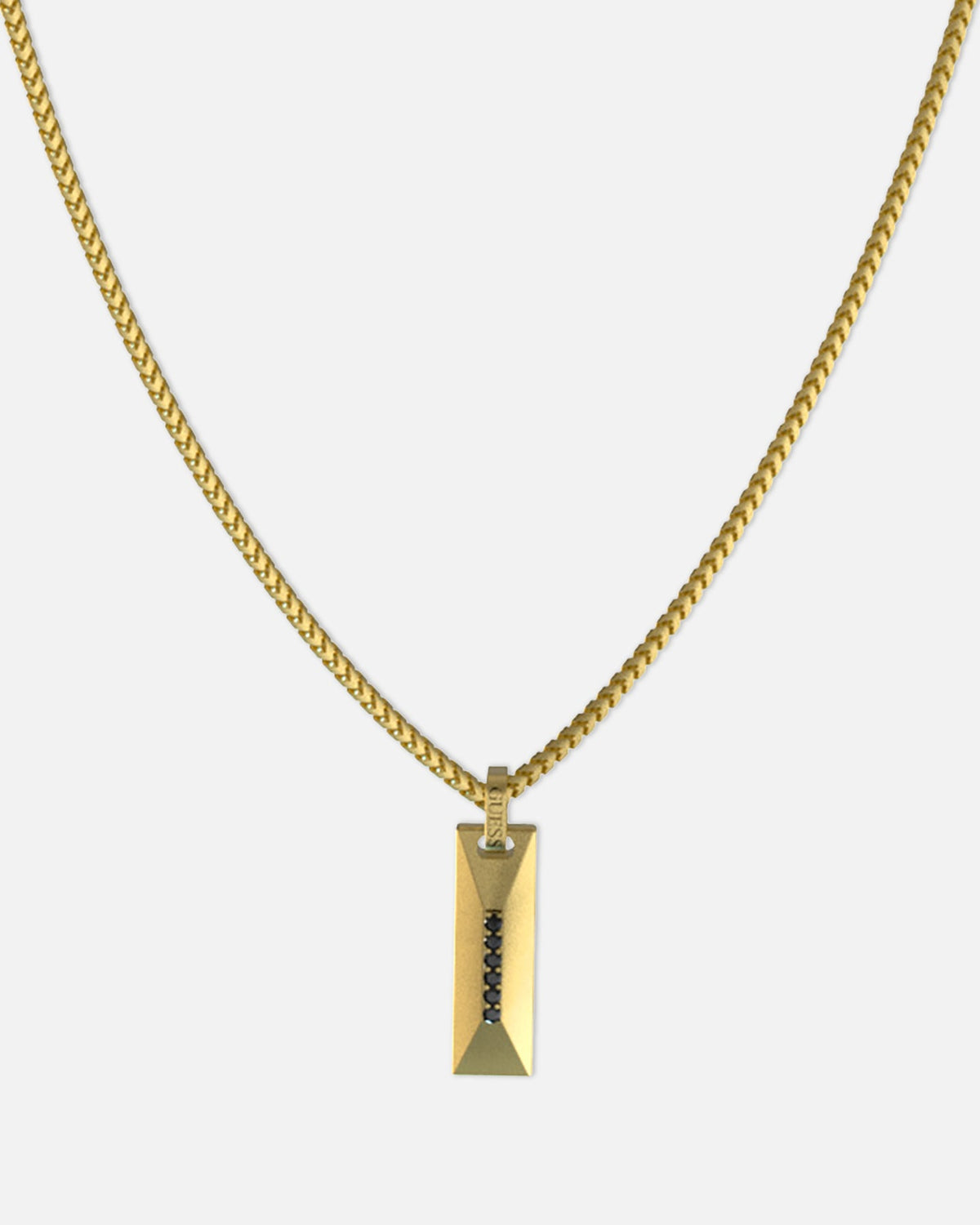 GUESS MAINLINE Guess Mainline True Spirit Crystal Tag Necklace Gold