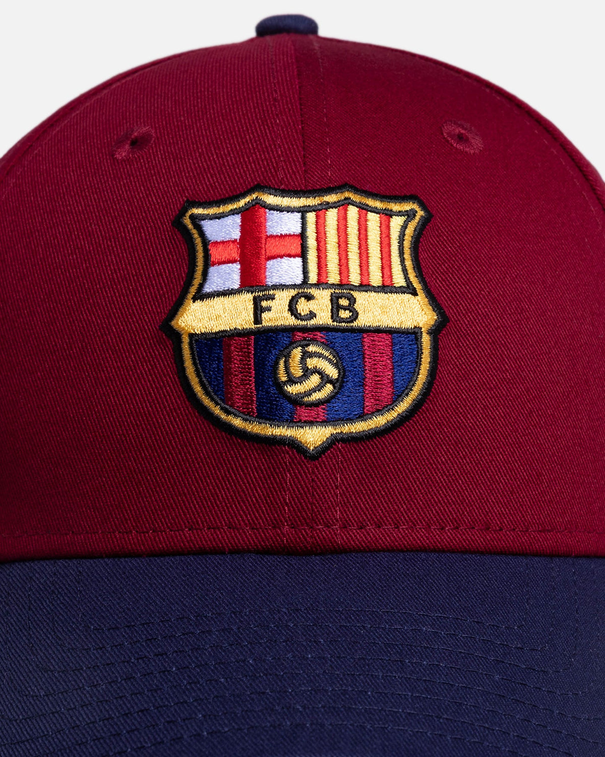 New Era Premium New Era FC Barcelona 'Contrast' 9FORTY Strapback Dark Red