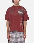 WORSHIP Classic Worship Catharsis Box Crop T-Shirt Port Wine