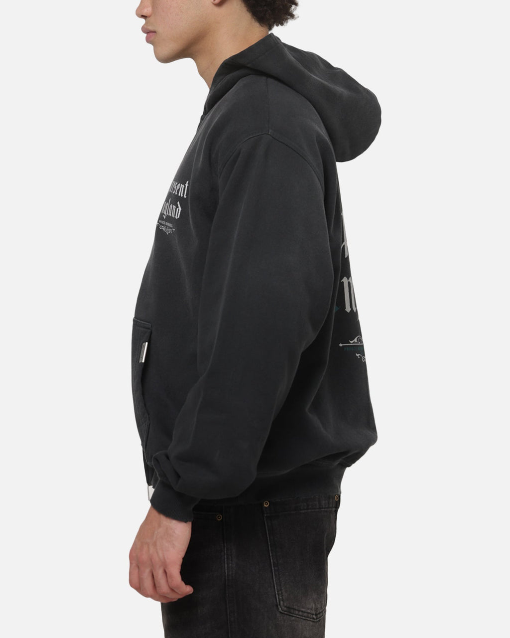 REPRESENT Represent Private Members Hoodie Stained Black