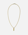 GUESS MAINLINE Guess Mainline True Spirit Crystal Tag Necklace Gold