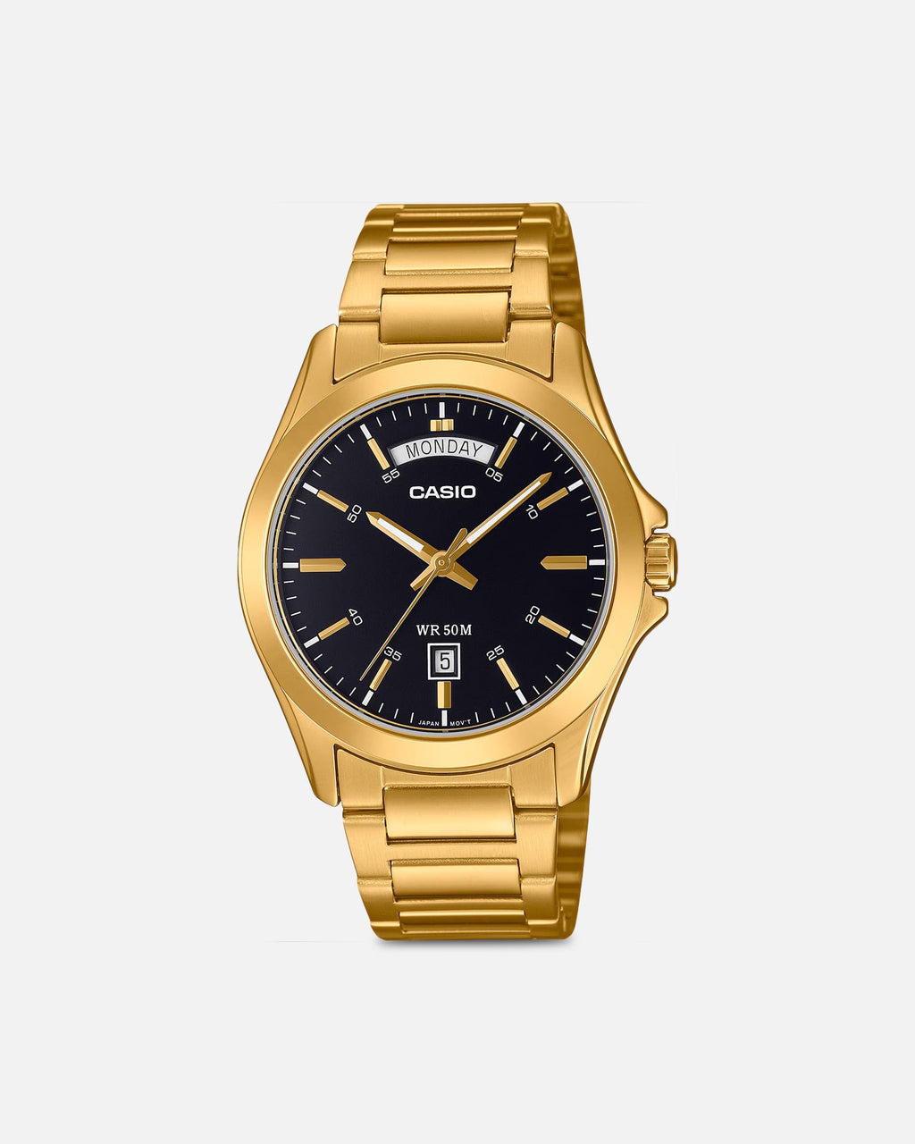 CASIO Casio MTP1370G-1A Watch Gold/Black