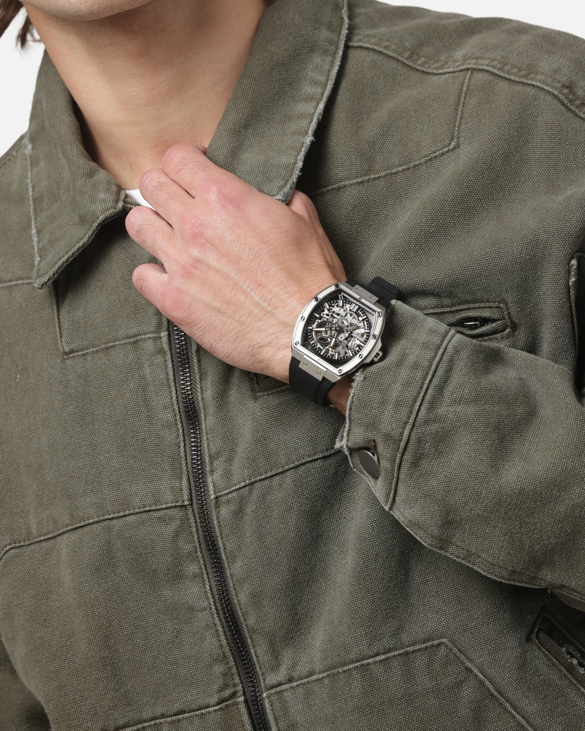 Palm Angels Palm Angeles Pulse Watch Black/Silver