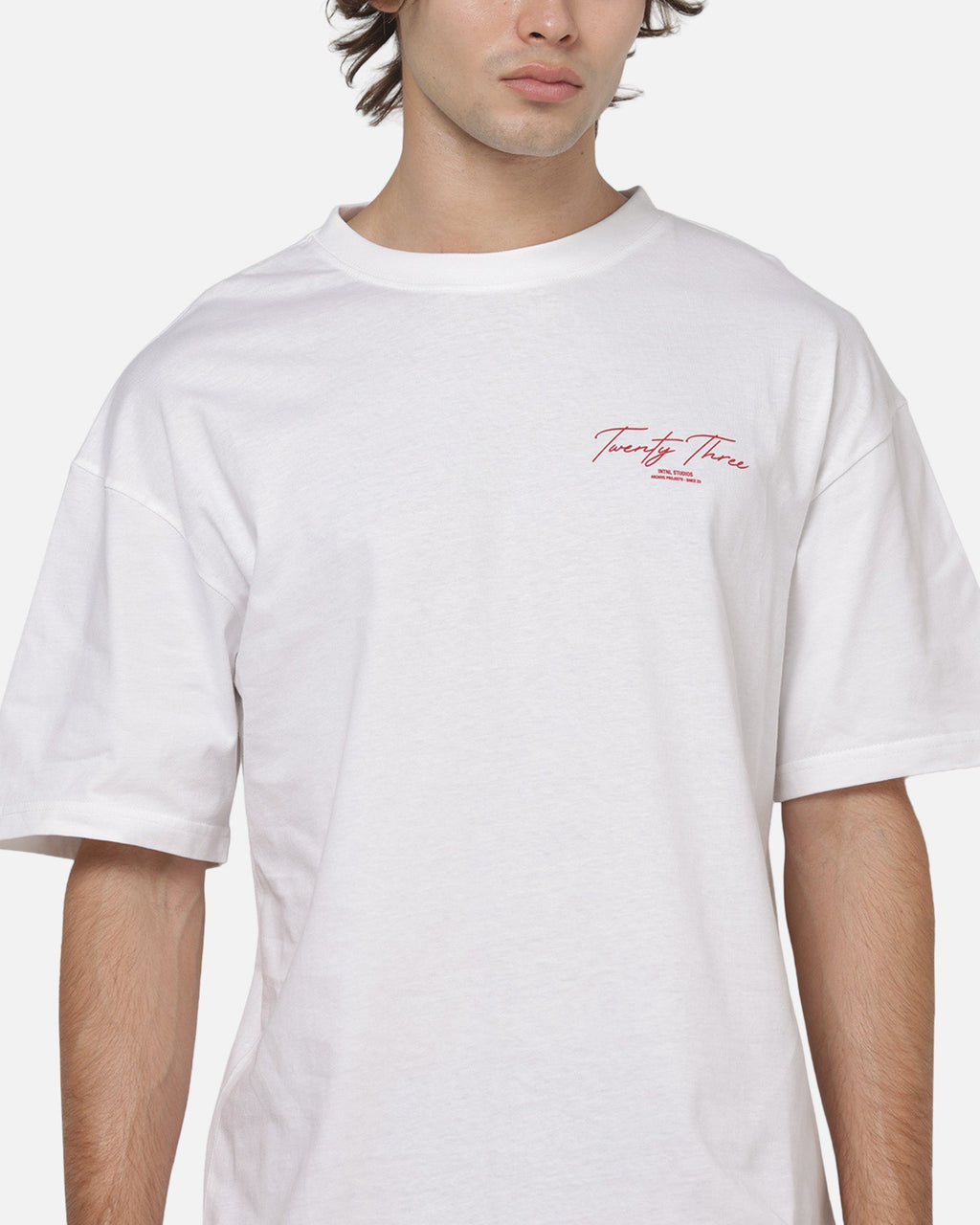 XXIII Official XXIII Script T-Shirt White/Red