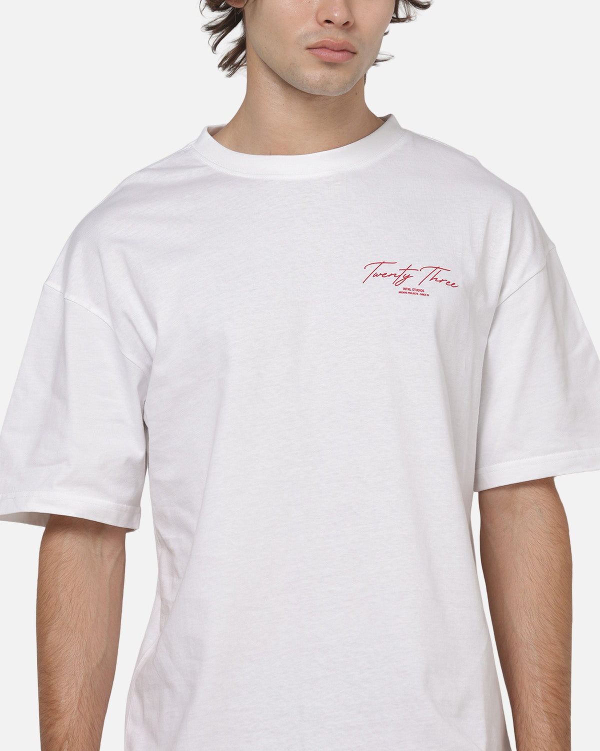 XXIII Official XXIII Script T-Shirt White/Red