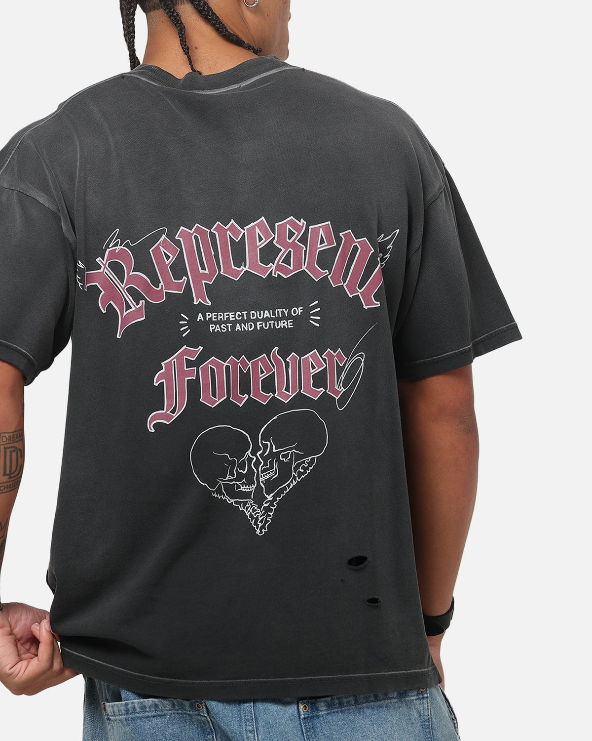 REPRESENT Represent Duality T-Shirt Washed Black