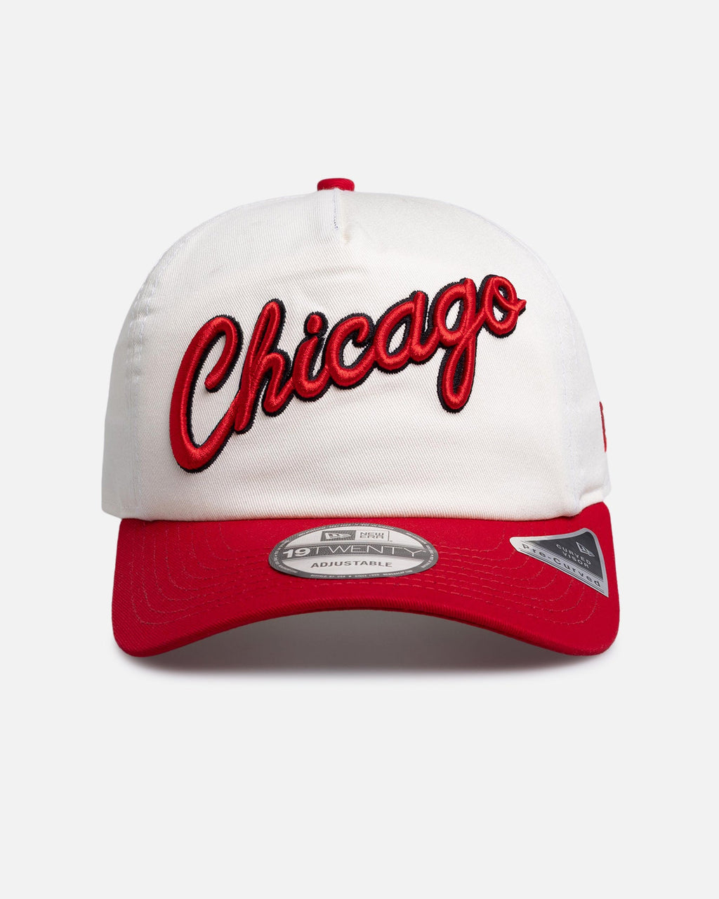 New Era New Era Chicago Bulls 'Chrome White' 19TWENTY Snapback White/Red