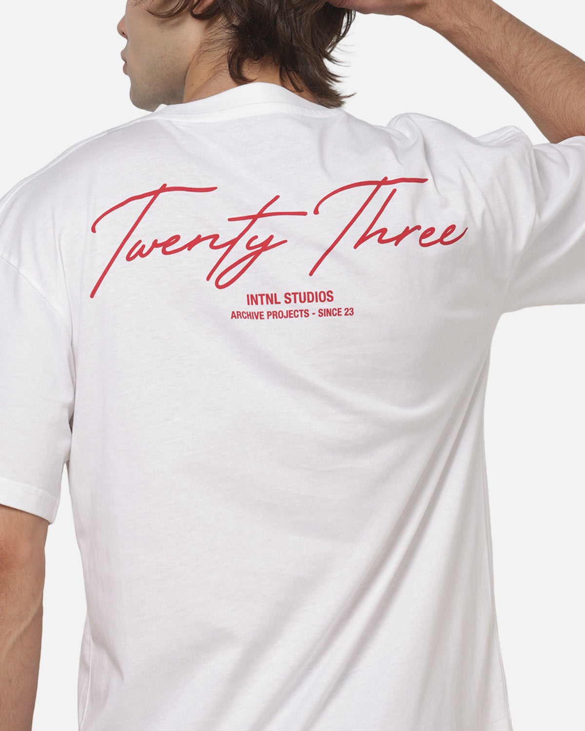 XXIII Official XXIII Script T-Shirt White/Red