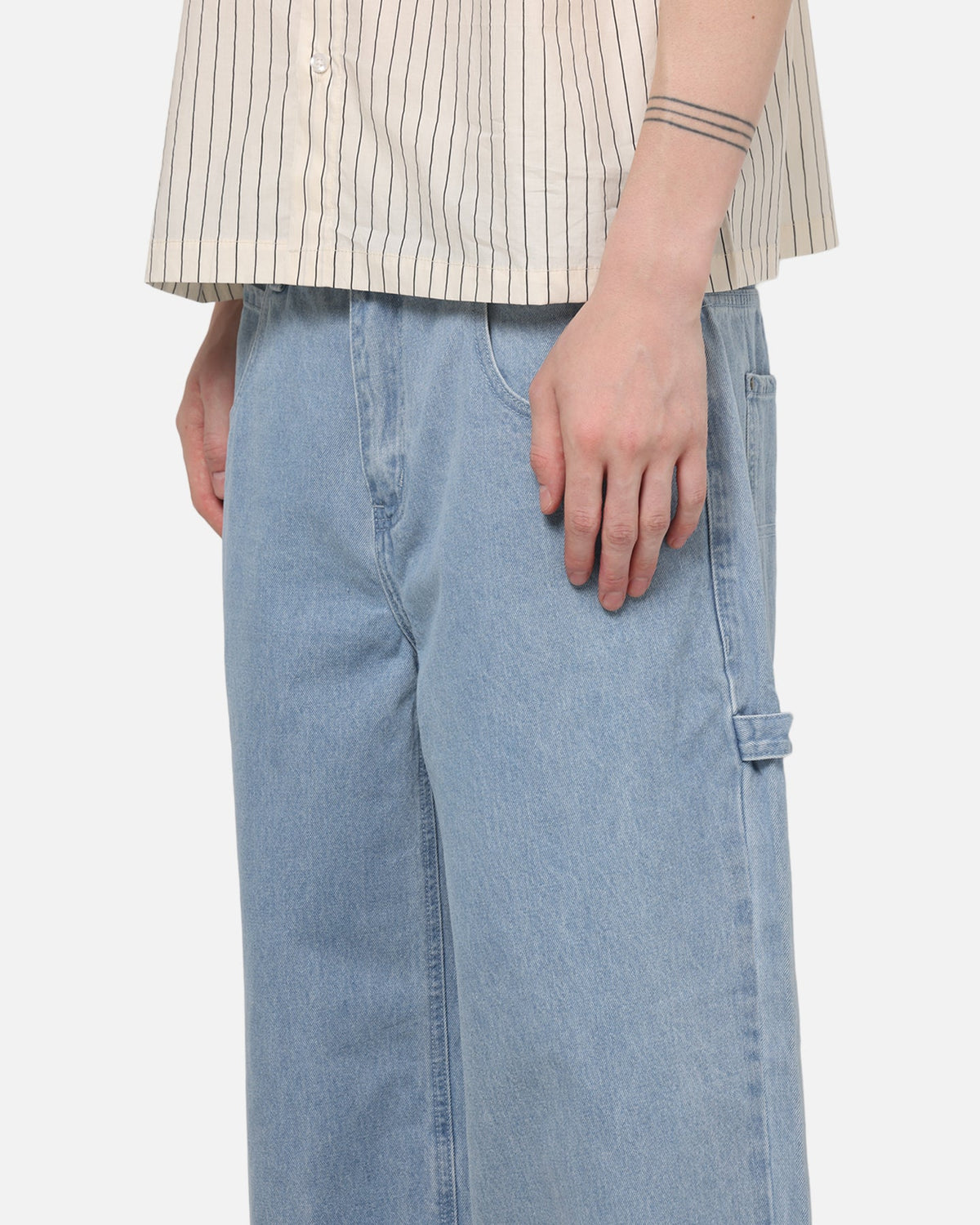 CARRE Carre Baggy Carpenter Jeans Light Blue Wash