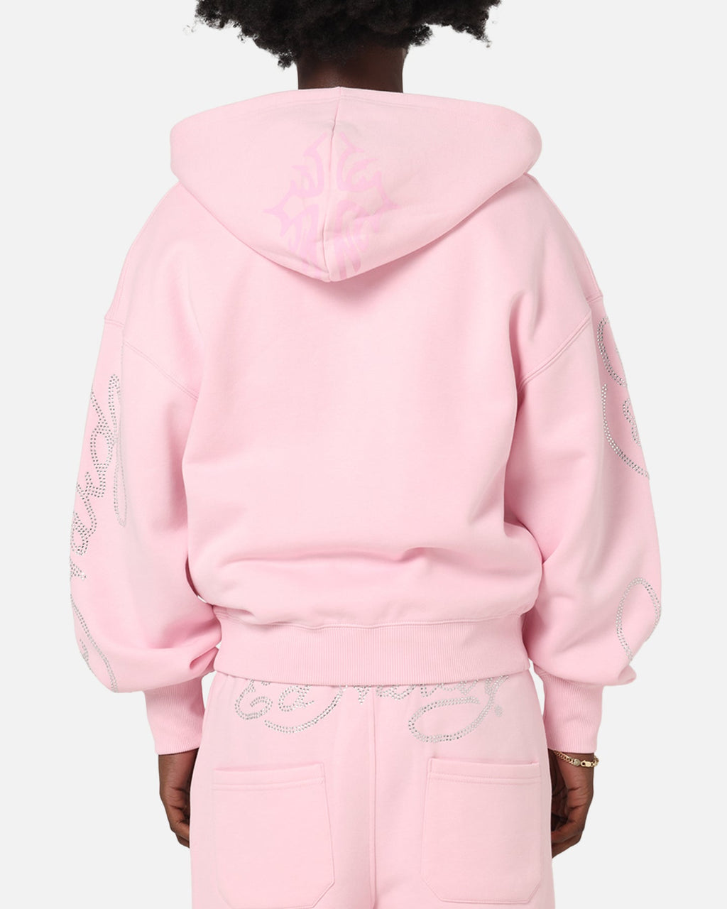 ED HARDY Ed Hardy Trinity Zip Hoodie Pink