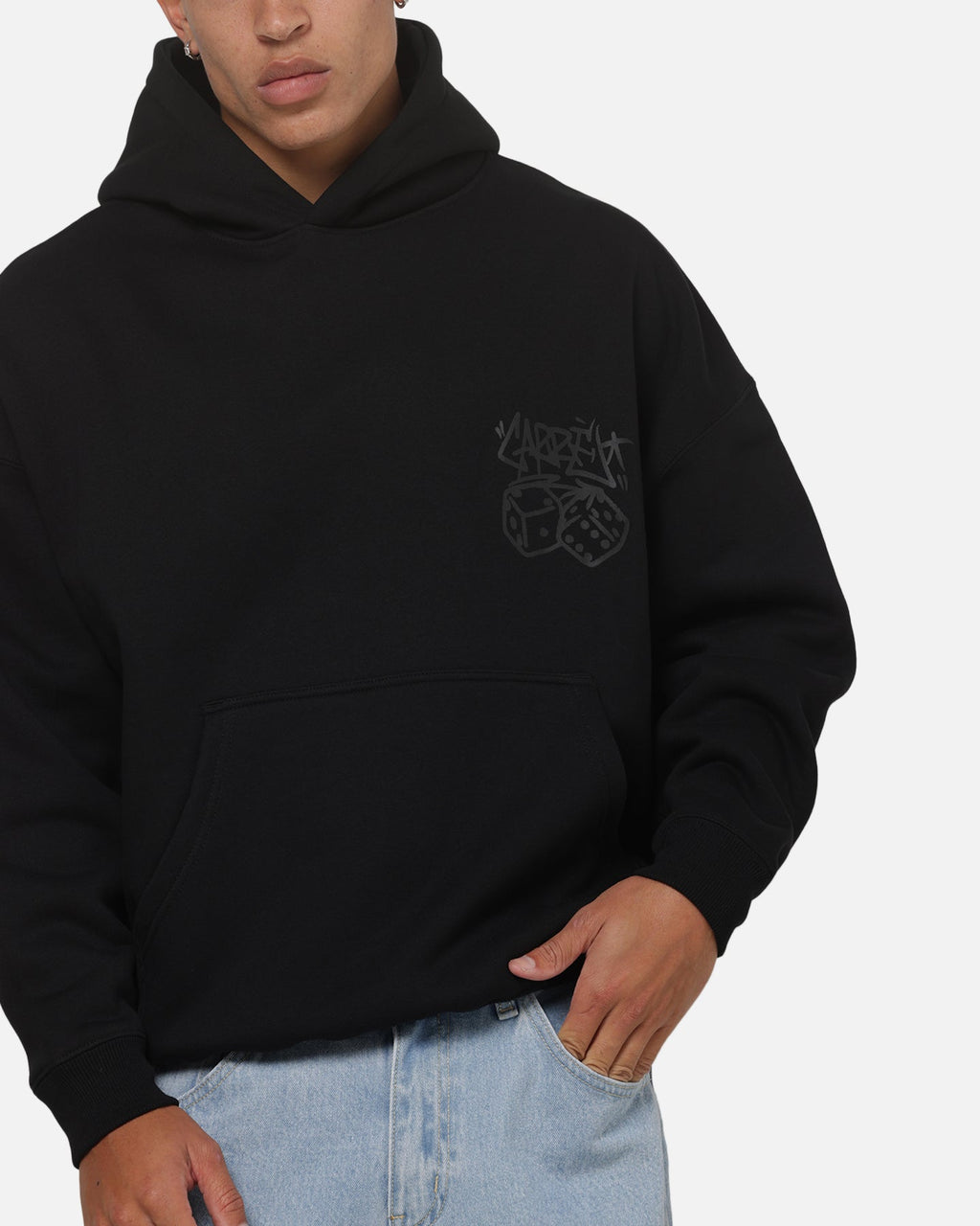 CARRE Authentic Carre Worldwide Rolling Hoodie Black