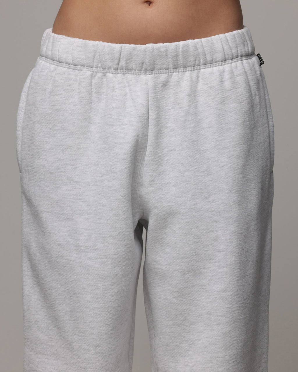 AMERICAN THRIFT Premium American Thrift Women's Straight Leg Trackpants Grey Heather