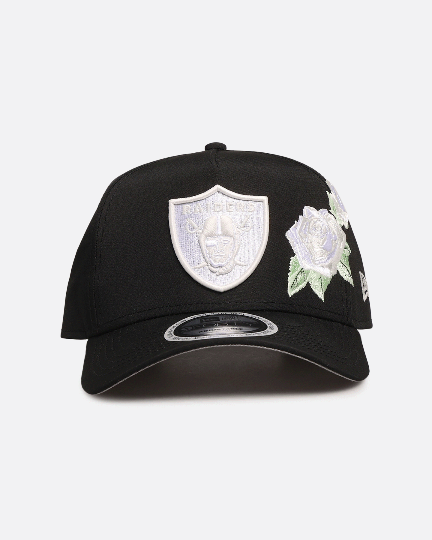 New Era New Era Las Vegas Raiders 'Glow Rose' 9FORTY A-Frame Snapback Black