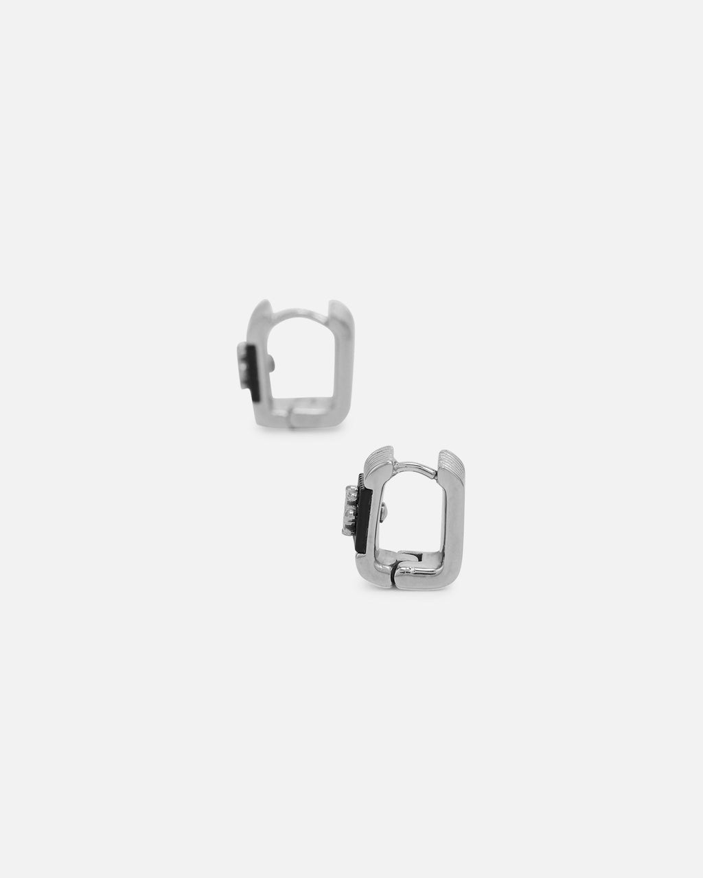 GUESS MAINLINE Guess Mainline Rebel Moon 12MM Striped Earrings Steel