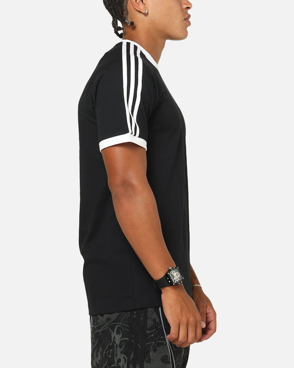 ADIDAS Adidas Classics 3-Stripes T-Shirt Black