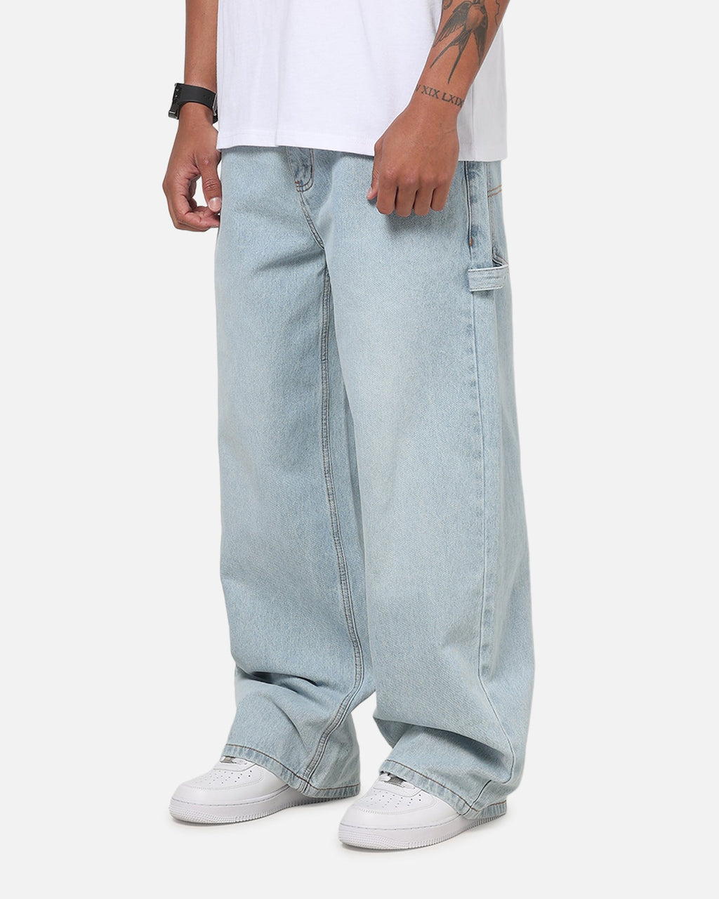 CARRE Classic Carre Baggy Carpenter Jeans Sunfade Blue