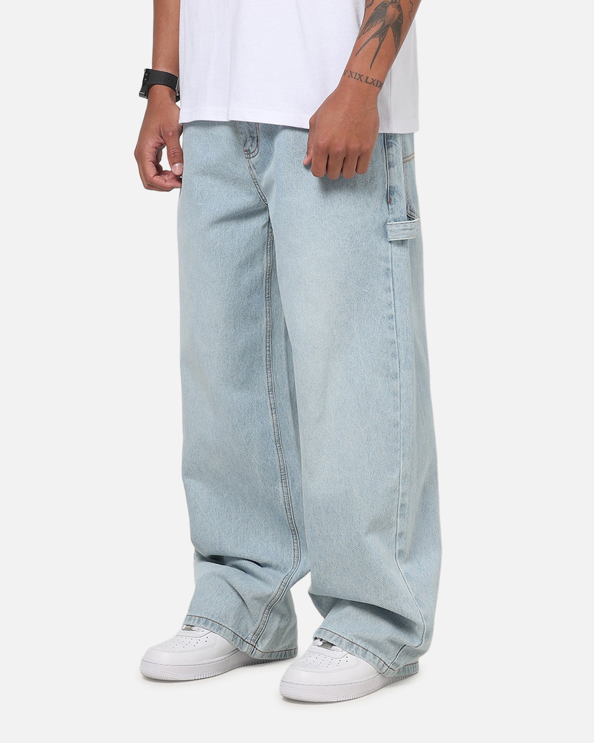 CARRE Classic Carre Baggy Carpenter Jeans Sunfade Blue