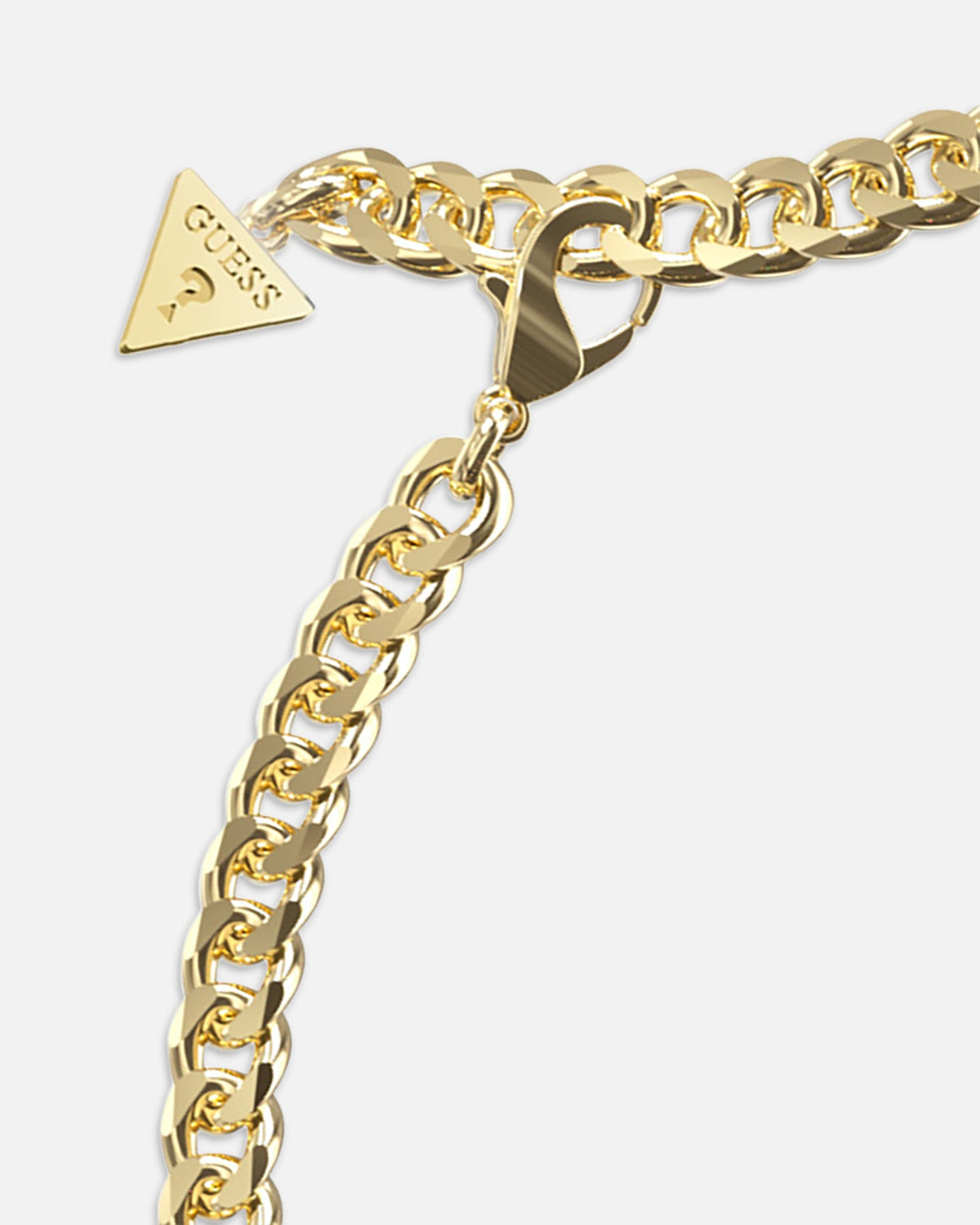 GUESS MAINLINE Authentic Guess Mainline Women's Lioness Queen Octagon Necklace Gold