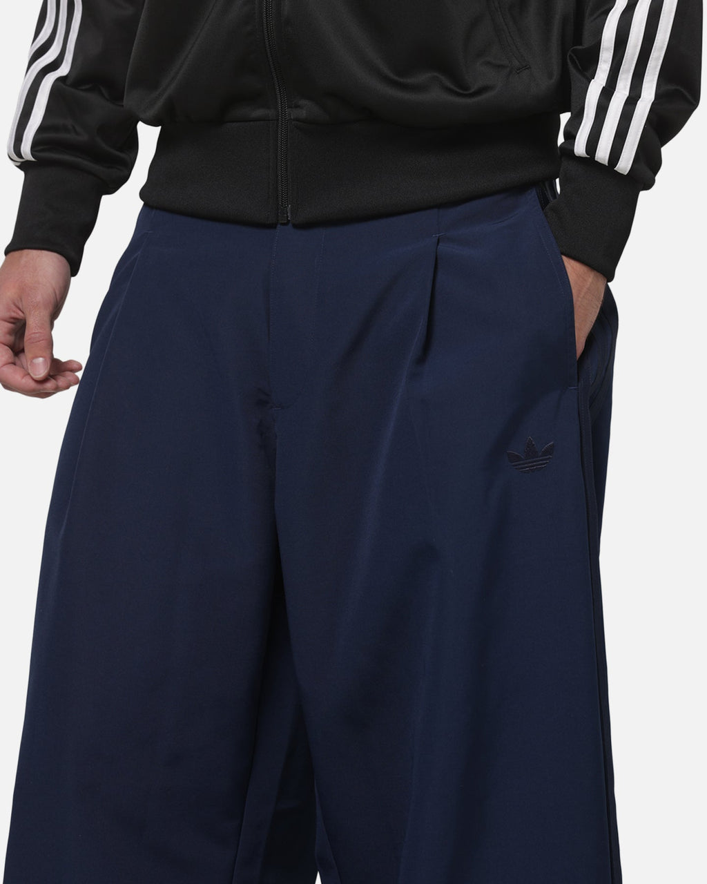 ADIDAS Classic Adidas Originals Woven Barrel Pants Night Indigo