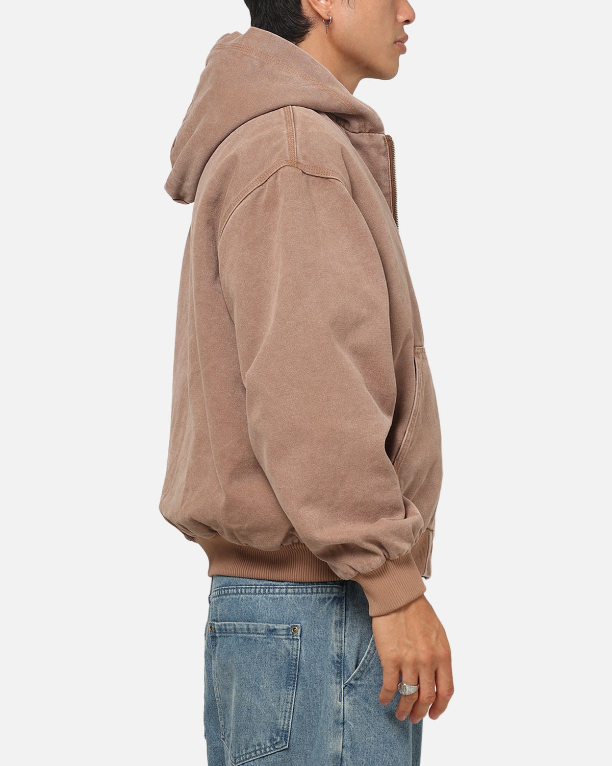 CARRE Carre Sherpa Lined Hoodie Washed Tan