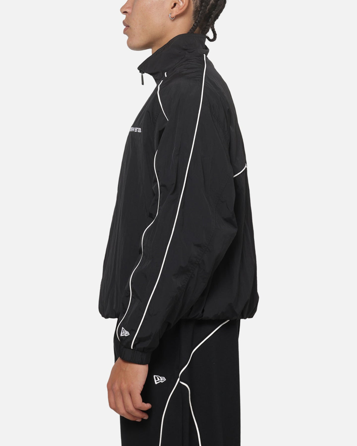 New Era New Era Double Zip Track Jacket Black