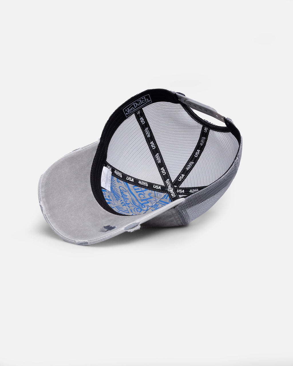 VON DUTCH Von Dutch American Made Trucker Snapback Grey