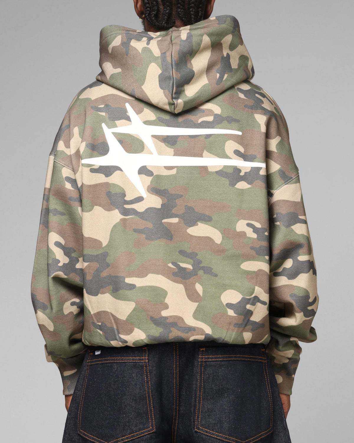 LOITER Loiter Ultra Hybrid Premium Zip Hoodie Camo
