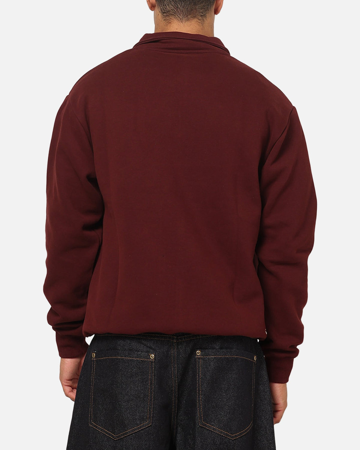 VOUSETI Official Vouseti Golf Wave Quarter Zip Crewneck Dark Plum
