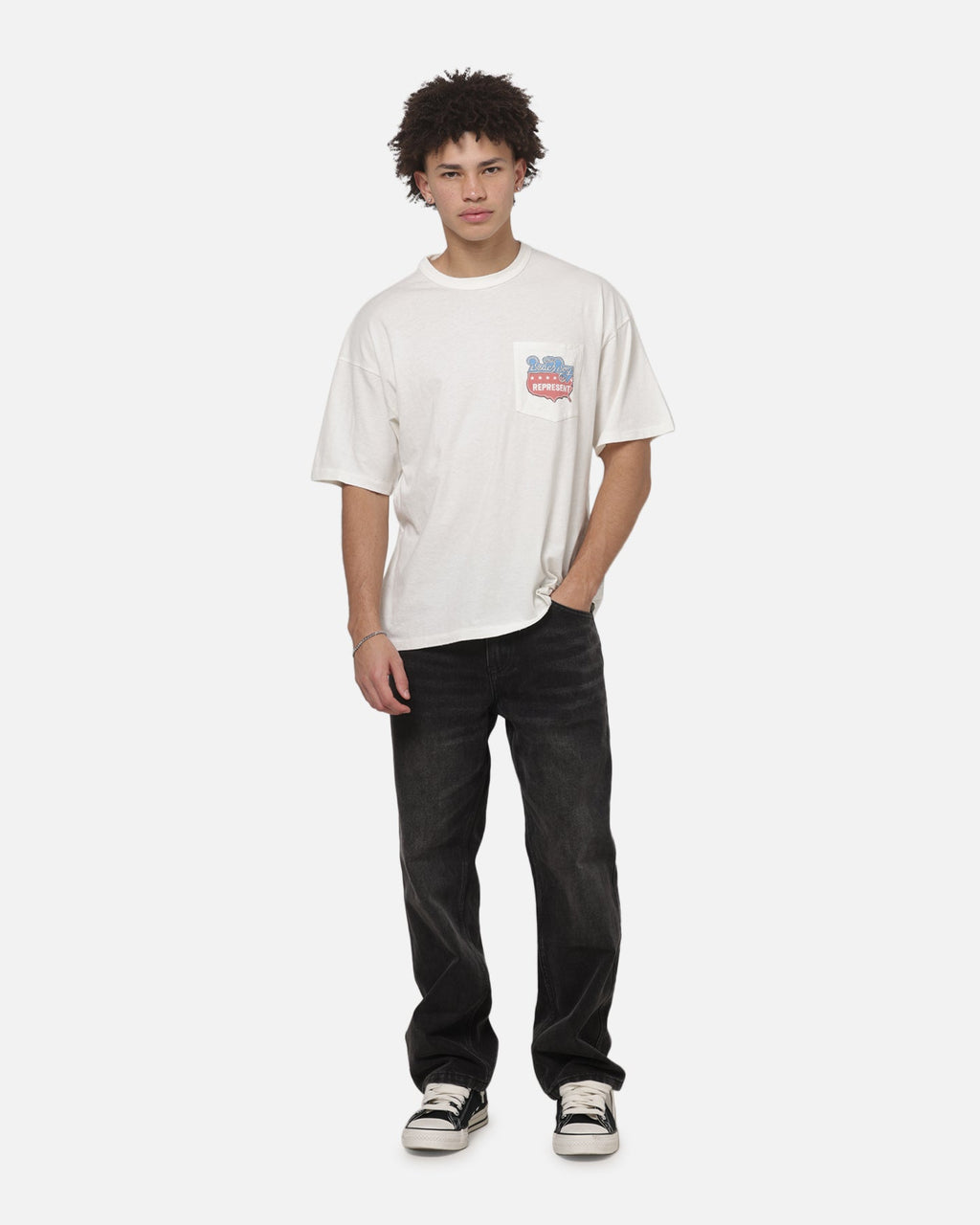 REPRESENT Premium Represent Beach Boys Americas Band T-Shirt Flat White
