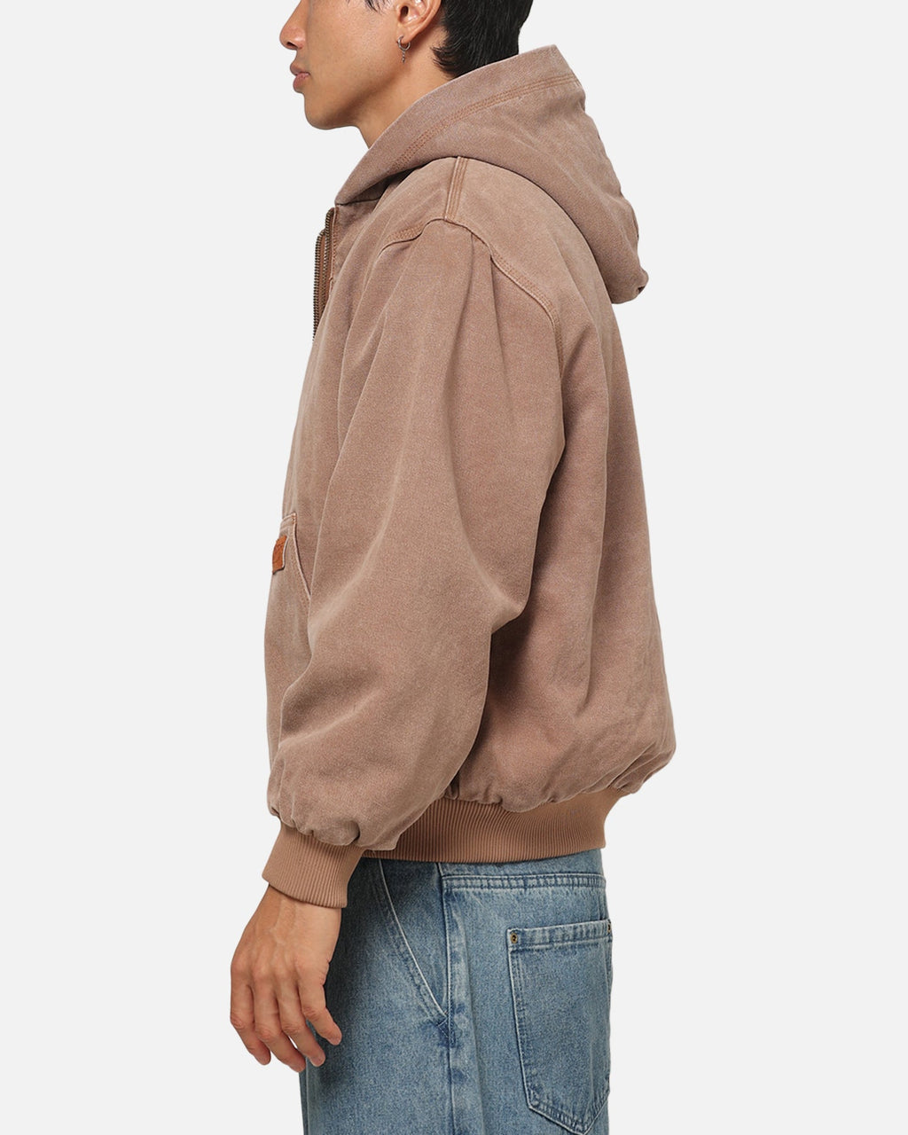 CARRE Carre Sherpa Lined Hoodie Washed Tan