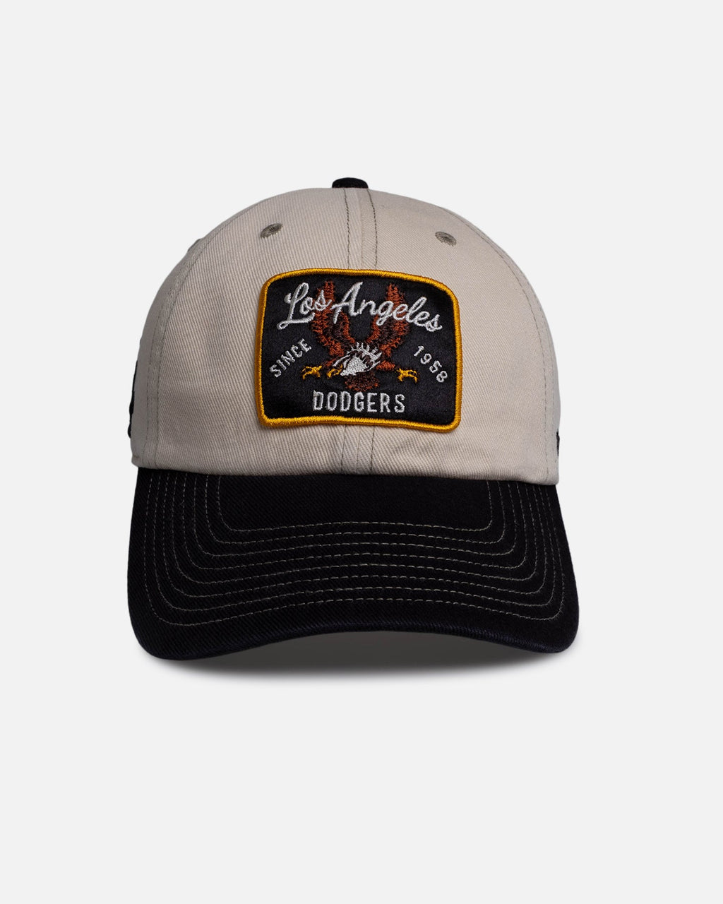 47 Brand 47 Brand Los Angeles Dodgers 'Keepsake' 47 Clean Up Strapback Natural