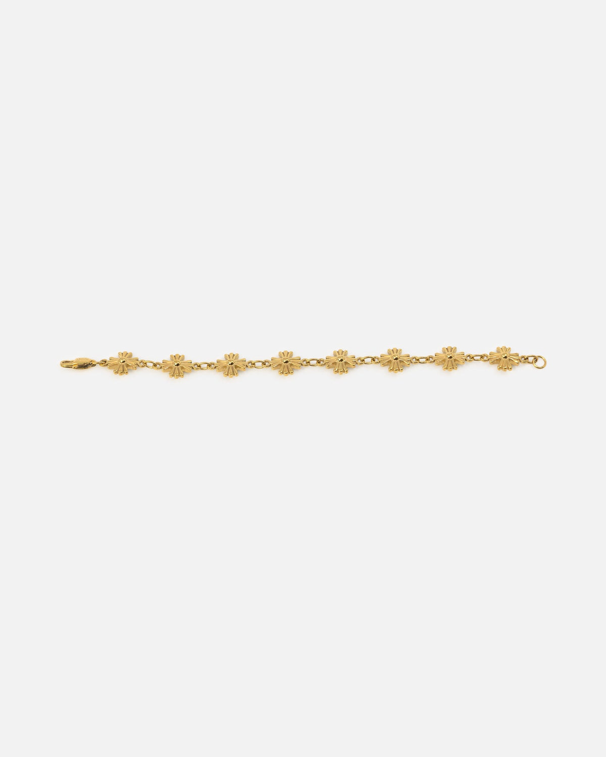 SAINT MORTA Premium Saint Morta Chrome Cross Bracelet Gold