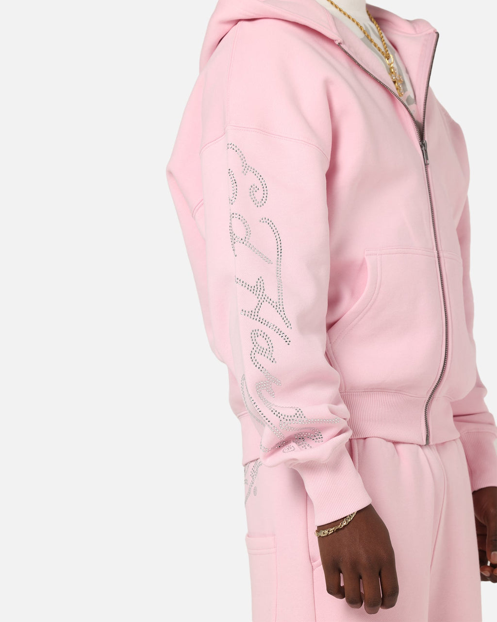 ED HARDY Ed Hardy Trinity Zip Hoodie Pink