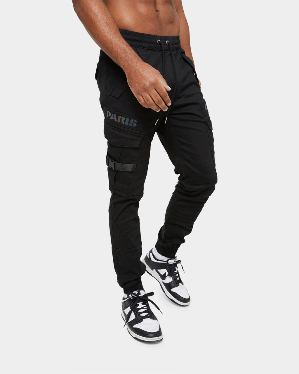 CARRE Carré Reflective Transition Cargo Joggers Black/Multi-coloured