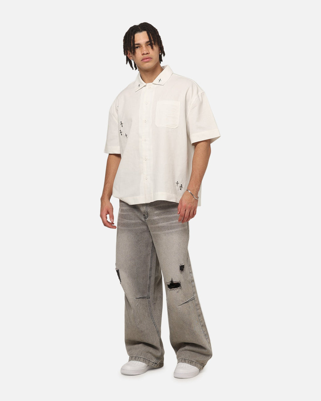SAINT MORTA Saint Morta Amplus Divinity Jeans Worn Grey