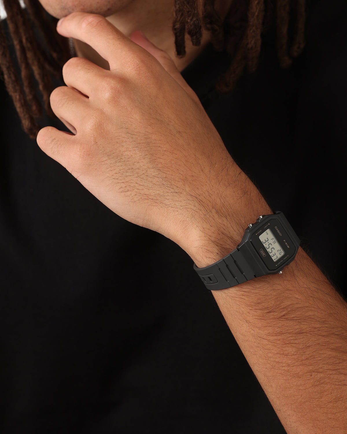 CASIO Casio F91WB-8A Watch Black