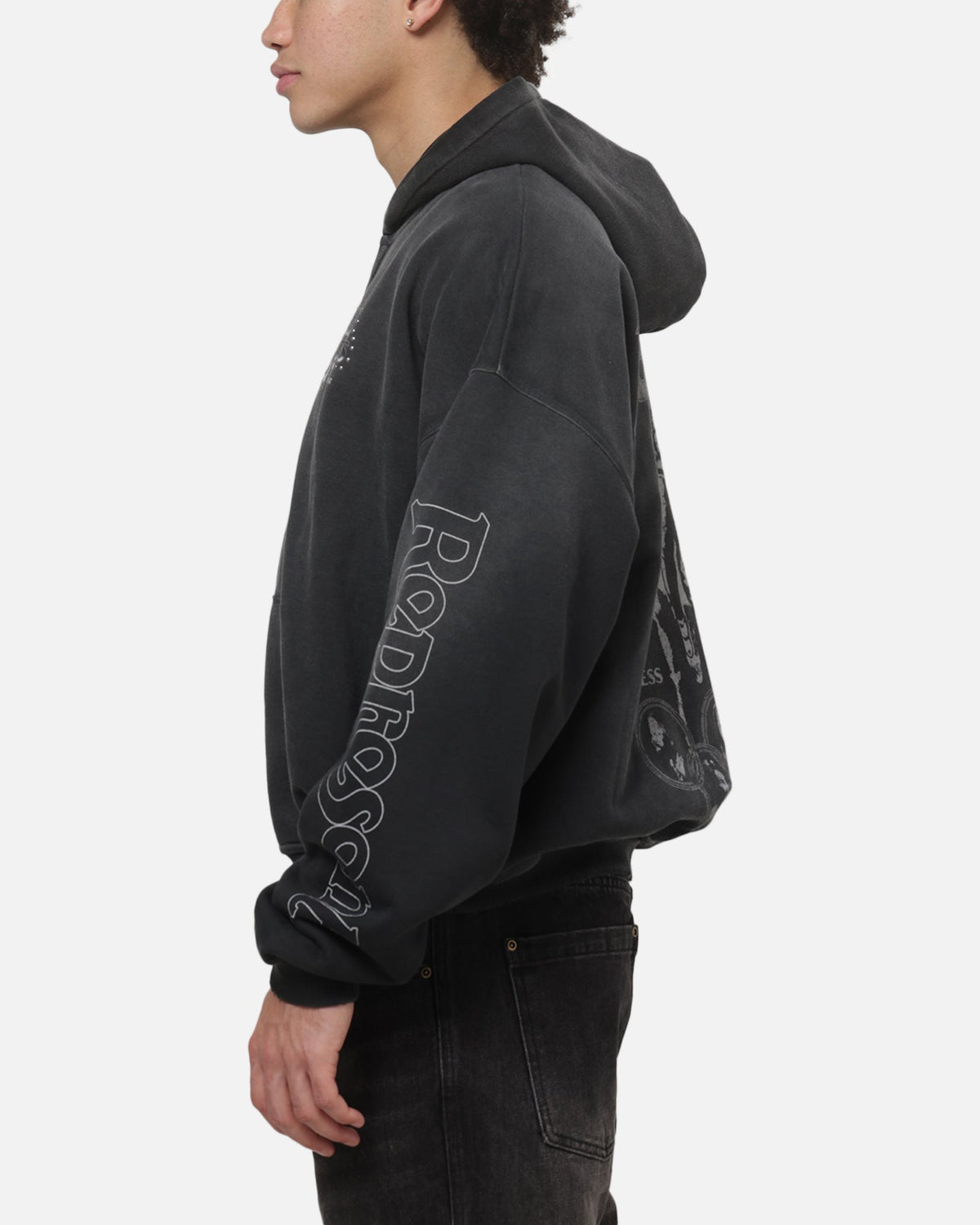REPRESENT Official Represent Beach Boys Endless Summer Hoodie Stained Black
