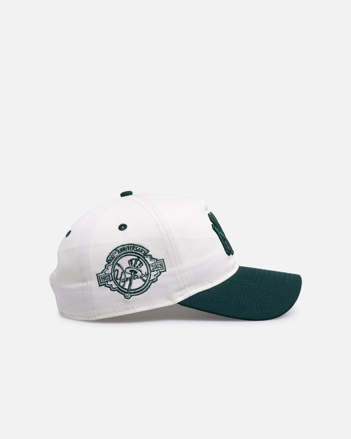 New Era Classic New Era New York Yankees 'Dark Green Chrome' 9FORTY A-Frame Snapback White/Green
