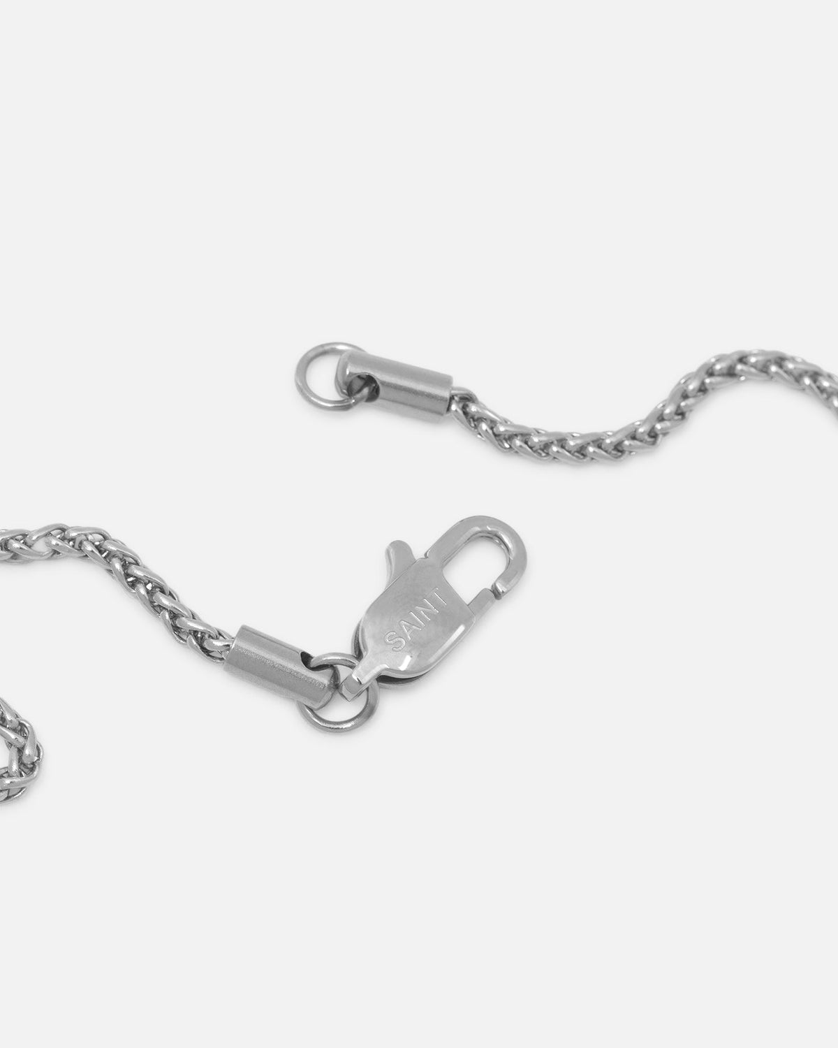 SAINT MORTA Authentic Saint Morta 2MM Palm Chain White Gold
